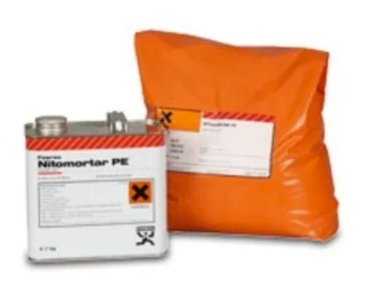 NITOMORTAR PE MORTAR (5L)-Nitomortar PE is a resin jointing and repair compound, based on a polyester resin system. There are two grades. Nitomortar PE: The standard material for general purpose use.N