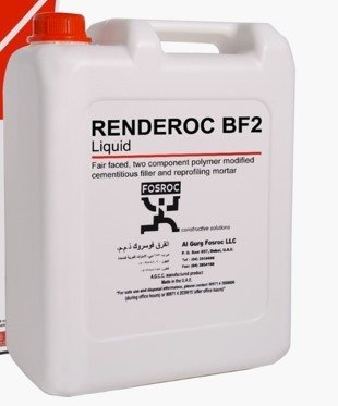 RENDEROC BF2 LIQUID (200L)- Liquid part of Renderoc BF2 supplied as 200lit pack. Renderoc BF2 is designed for application to imperfections in concrete and masonry surfaces. It is suitable for applicat